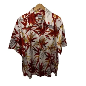 Vintage 70s Napili Hawaiian Shirt Short Sleeve Loop Collar Polyester XXL Clean! - Picture 1 of 17