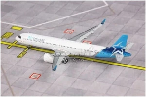 1:400 JC Wings Air Transat AIRBUS A321neo avión de pasajeros modelo de avión fundido a presión - Imagen 1 de 6