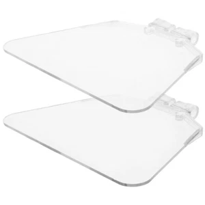 2 Pcs Bench Grinder Guard Plastic Protective Sheet Man Cover for Angle Support - Picture 1 of 12