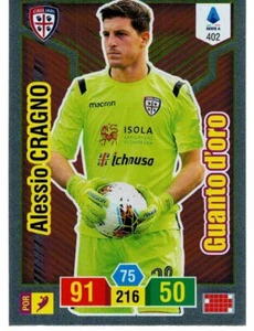 PANINI ADRENALYN XL CALCIATORI 2019-2020 CARD N. 402 CRAGNO (GUANTO D'ORO) - Picture 1 of 1