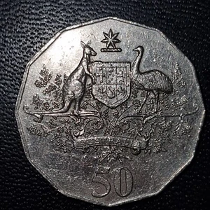 Rare Error 2001 AUSTRALIA 50 CENT COIN FEDERATION DOUBLE RIM TO THE LEFT. - Picture 1 of 6