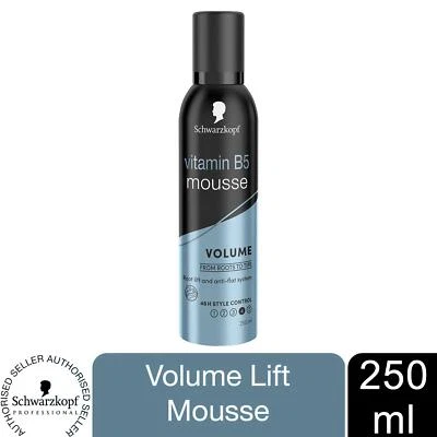 Schwarzkopf Volume Lift 48H Extra Strong Hold Mousse, 250ml, 1pk, 2pk or 3pk - Image 1 of 4