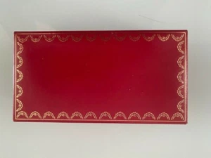 Vintage AUTHENTIC CARTIER RED BOX EYEGLASSES JEWELRY EMPTY STORAGE CO712 - Picture 1 of 7
