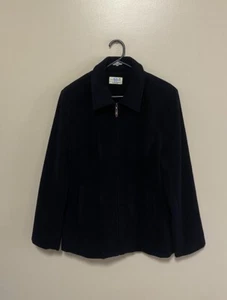 Gear For Life Mens Dark Navy Blue Zip Up Wool Jacket Size Medium  - Bild 1 von 6