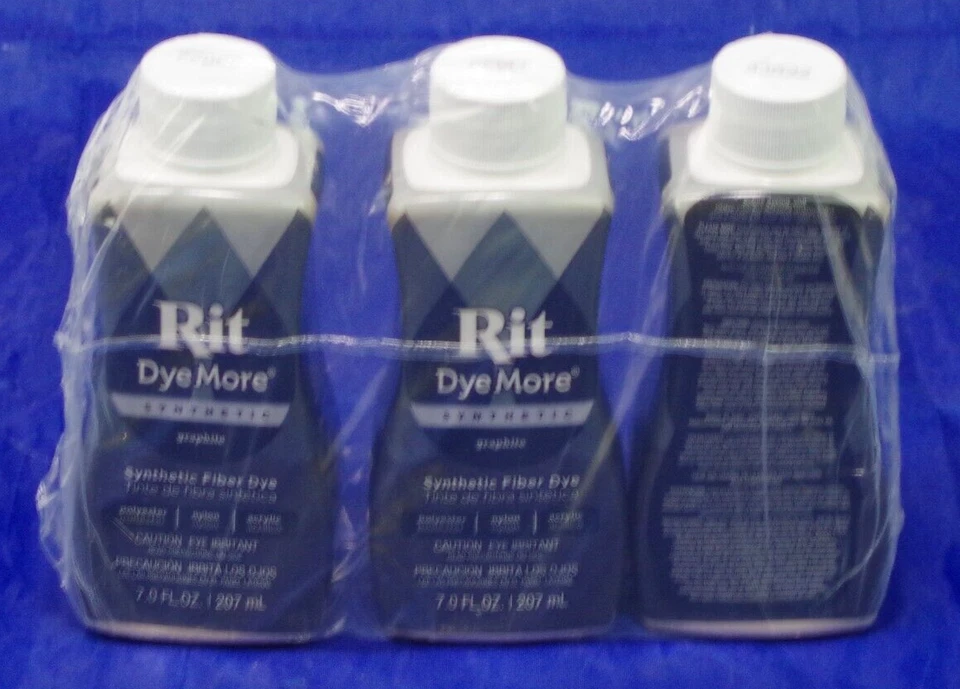 Rit Dye (3-Pack) More Synthetic 7 Ounce Graphite 020-226