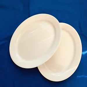 2 Corning COMCOR Oval Serving Platters 11 ½” x 9”. Sandstone Beige. Tableware. - Picture 1 of 7