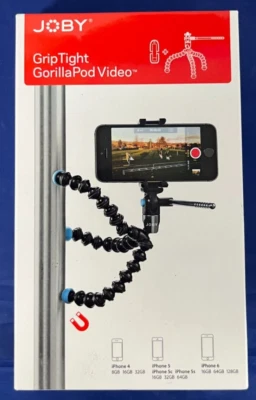 Trípode de video Joby GripTight GorillaPod para teléfonos inteligentes #JB01340-CWW JM10-BAP nuevo Foto 1 de 4