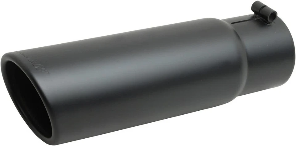 Gibson 500641-B для закатанной кромки угол вырез наконечник-4 дюйма OD/3 дюйма вход/12 дюймов - черный - Изображение 1 из 1