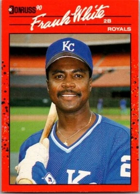 1990 Donruss - Frank White #262 - Image 1 of 2