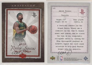 2007-08 Upper Deck Artifacts Legacies Red /50 Aaron Brooks #125 Rookie RC