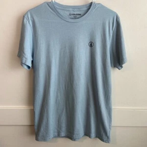 Volcom Celestial Blue Circle Blanks Short Sleeve Shirt Size Medium - Picture 1 of 5