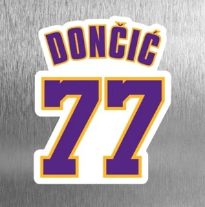 Magnet Die Cut Luka Doncic #77 NBA Basketball Kühlschrank Kühlschrank Nummer PC - Bild 1 von 1