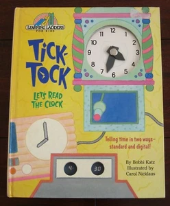 Vintage Random House Learning Ladders Tick Tock Lets Read The Clock Board Book - Picture 1 of 4
