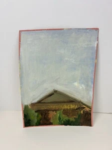 OIL PAINTING PHILADELPHIA Museum Of Art Oil On Paper Original GREAT! Modern- - Picture 1 of 4