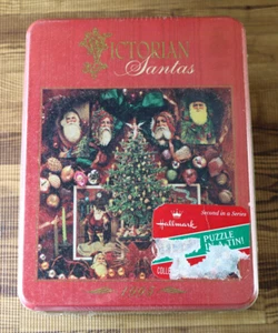 Rompecabezas vintage 1995 Hallmark Victorian Santas Springbok 500 piezas EE. UU. - Imagen 1 de 7