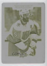 2017-18 Upper Deck Compendium Printing Plate Yellow 1/1 Deryk Engelland #560 7l6