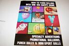 Vintage ADVERTISING BALLOONS and INFLATABLES -  ad sheet #0365