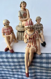 RETRO 1920s "BATHING BEAUTY" SHELF SITTER/FIGURINE ~ CHOOSE 1 or ALL ~ 1+ SHIP - Picture 1 of 31