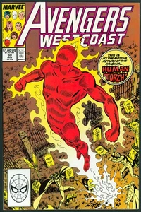 Avengers West Coast 50 casi nuevo- 9,2 Byrne Marvel 1989 - Imagen 1 de 3