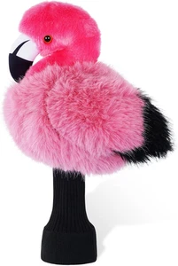 Fundas divertidas para la cabeza del palo de golf, cubierta para la cabeza del conductor de felpa animal, cubierta para la cabeza de golf se adapta  - Imagen 1 de 7