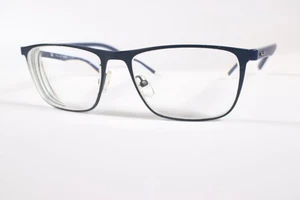 Police Eyeglasses ANTHEM 1M Unisex Blue Full Rim Metal Eyewear Glasses Frames - Picture 1 of 4