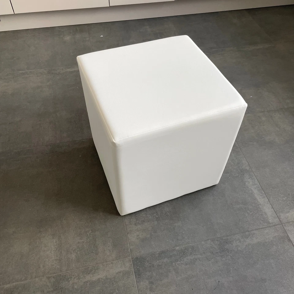 Leder Kindermöbel Sitzwürfel Hocker Kunstleder Sitzhocker 45x45x45 cm - Bild 1 von 4