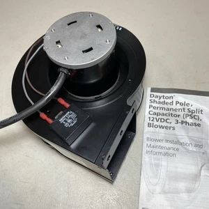 Neues Dayton 2C647 Gebläse, Gehäuse verbogen, siehe Beschreibung, getestet, 1/70 PS, 115VAC - Bild 1 von 14
