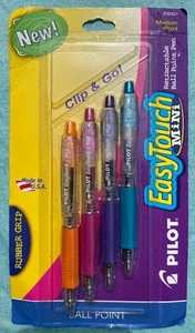 Bolígrafos retráctiles vintage Pilot Easy Touch Clip & Go EE. UU. | Descontinuados - Imagen 1 de 4