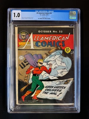 All-American Comics #53  CGC 1.0  Green Lantern -EXCEL Colors - NEW CGC Case - Image 1 of 2
