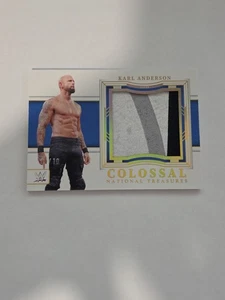 2024 National Treasures WWE Colossal Materials Holo Gold /10 Karl Anderson - Bild 1 von 3