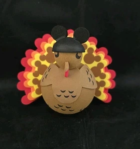 NEUWERTIG DISNEYLAND THANKSGIVING TÜRKEI MIT MICKEY OHREN KAPPE ANTENNENAUFSATZ - Bild 1 von 5