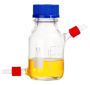Botella de reactivo químico transparente 100 ml-5000 ml interfaz de suministro de laboratorio AU - Imagen 1 de 6