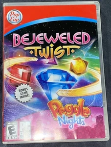 Bejeweled Twist PC CD-ROM Includes Bonus Game, Peggle Nights 2008 - Picture 1 of 2
