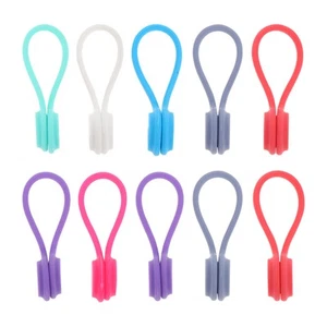 10 PCS Wickler Kabel-Organizer Magnetclip Magnetischer Kabelbinder - Photo 1/12