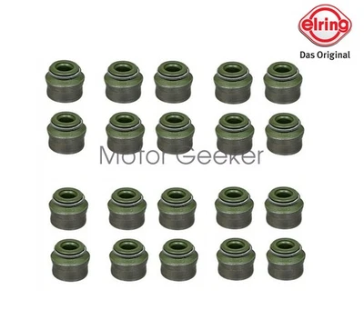 16 x OEM Elring Valve Steam Seals For Audi A3 A4 Q5 VW Jetta Beetle CC Eos Jetta Foto 1 de 2