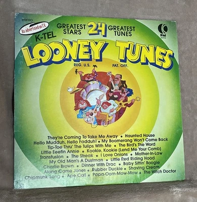 1976 Looney Tunes K-Tel 24 Greatest Stars and Tunes Vinyl Record LP  - Image 1 of 4