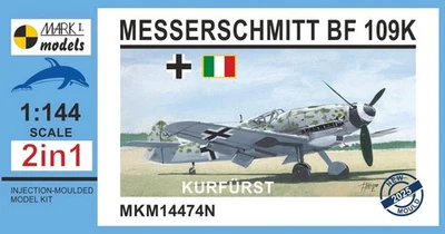 1/144 WW2 Fighter : Messerschmitt Bf 109K Kurfurst [4 Opts] #14474N : MARK1 - Image 1 of 4