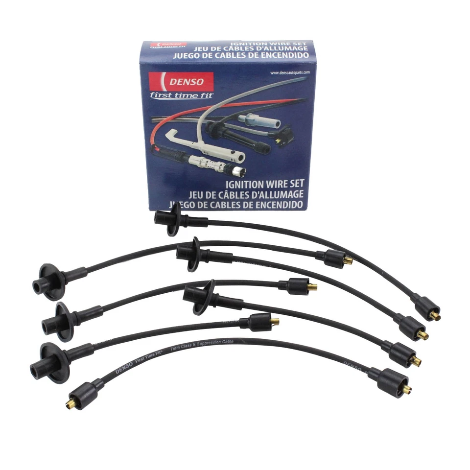 For Dodge 330 Charger Dart Plymounth Fury Ignition Spark Plug Wire Set 7mm DENSO - Image 1 of 4