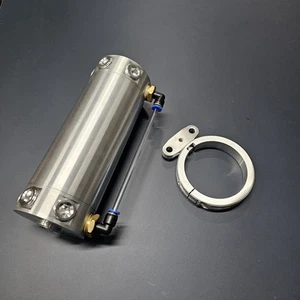 Vibrant Aluminum Universal Oil Catch Can Silver - Bild 1 von 4