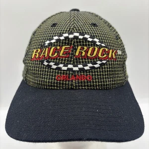 Logo Atlético Vintage Race Rock Auténtico Edición Limitada Negro Sombrero Ajustable - Imagen 1 de 8