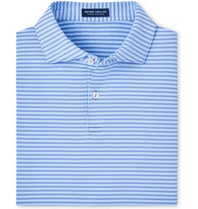 Peter Millar Crown Crafted Polo Herren 2XL blau gestreift Jersey Performance NEU $ 125 - Bild 1 von 10