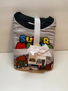 Super Mario Jungen 2-teiliges Schlafset Größe: Large Neu - Bild 1 von 4