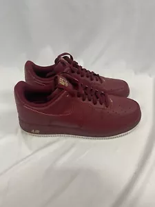 Nike Air Force 1 Low '07 Team Red AA4083-603 Crimson Ones AF-182 Mens Size 10.5 - Picture 1 of 9