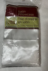Home Collection White Satin Pillowcase 20" x 30" Qty. 1 - Picture 1 of 3
