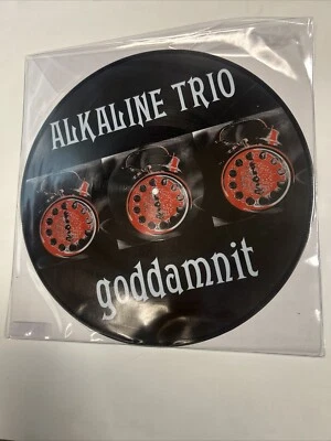 ALKALINE TRIO VINYL GODDAMNIT 20TH ANNIVERSARY PICTURE DISC LP (shelf wear) - Image 1 of 2