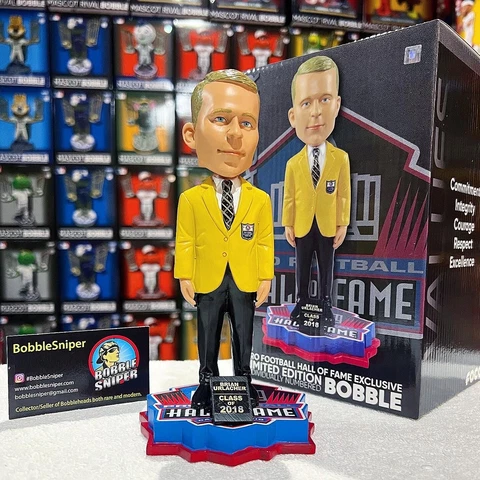 BRIAN URLACHER Chicago Bears Hall of Fame "Gold Jacket" NFL Bobblehead Cover
