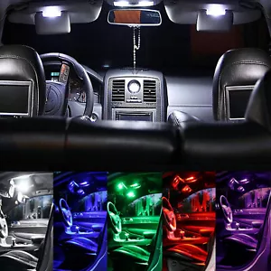all Toyota * LED Interior Lights Kit Set * blue red white green Aygo Prius C-HR - Picture 1 of 6