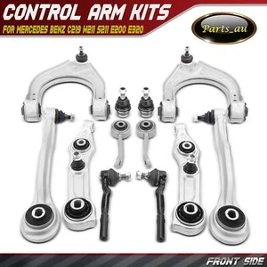 12x Front Lower Upper Control Arm Tie Rod Kit for Benz C219 W211 S211 E200 E320 - Picture 1 of 10