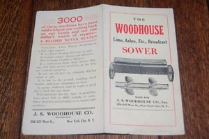  VINTAGE THE J.S. SEMINATRICE PER LEGNO NY. SPREADER FARM TOOL BROCHURE - Foto 1 di 4