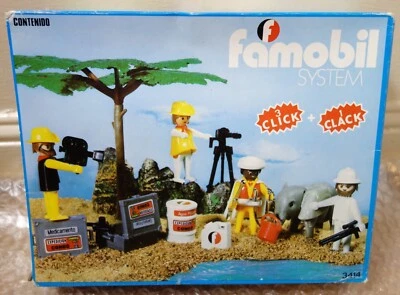1980 Playmobil System Famobil 3414 Africa Safari Film Crew Ngorongoro New! - Image 1 of 4